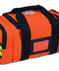 Lightning X value compact medic bag, orange, with black handles for EMS/EMT use