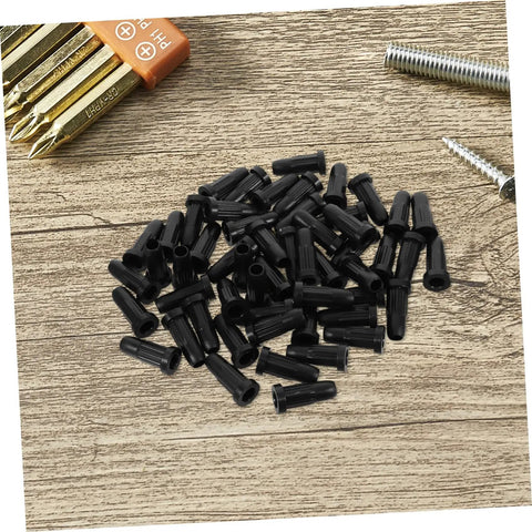 40 Pcs Executive Chair Caster Wheel Sleeves Durable Nylon Rubber Covers for Noise Reduction and Vibration Control on wood table