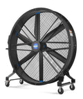 Built Heavy 79 Portable Industrial Fan Kicks Your Space Into Gear For Warehouse Gym Or Shop Stepless Variable Speed Rolling Floor Blower on wheels.