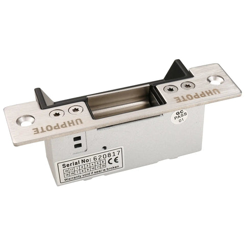 Heavy Duty Electric Strike Lock For Door Access Control Systems, Fail-Secure If Power Drops, ANSI Standard, 4-27/32 Inch Faceplate