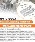 Dishwasher Mounting Bracket Install Kit Upgrade With 2 Mounting Brackets And 6 Screws for Samsung dishwasher replacement