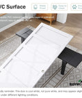 Sliding Closet Door 72x80 Inches, 5-Panel Bypass Barn Doors With Hardware Track Kit, White Finish shown resting on benches