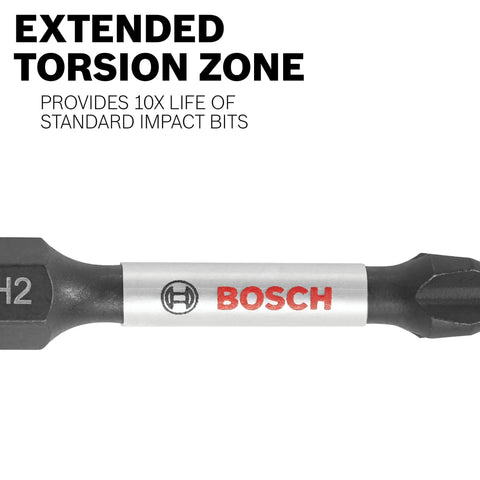 8-Piece 2 Inch Torx Impact Bit Set With Clip For Custom Case System, Beefy Power Bits For High Torque, tilt-in tilt-out access