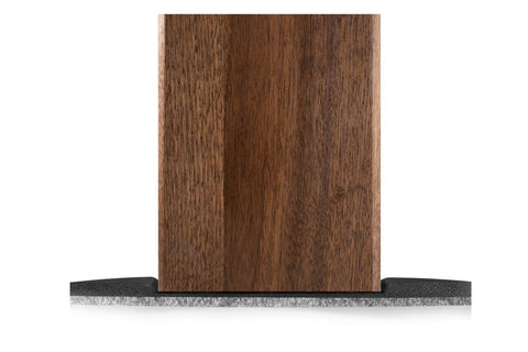 XL Oval Felt Furniture Sliders For Hard Surfaces Set Of 4 Reusable Anti Slip Moving Pads under a wooden piece on a hard floor