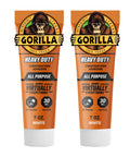 Heavy Duty Construction Adhesive White Glue 7 Ounce Squeeze Tube Pack Of 2 With Fast Grab In 30 Seconds Waterproof