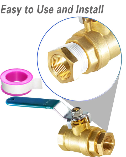 Brass Hex Bushing Reducer Pipe Fittings Set For DIYs And Pros Connects One Half NPT Male To Three Eighths NPT Female Adapters Detail