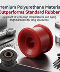 Shifter Bushing Kit And Shift Linkage Hardware Pin Clip For Honda B Series Swaps Compatible With Civic CRX And Acura Integra multicolored polyurethane bushing