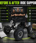 48V Electric All Terrain Go Kart With 20Ah Battery And 4000W Peak Brushless Motor Smooth Power Delivery Hitting 31 Mph Shaft Drive overview with support information.