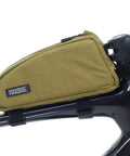Toprock Frame Bag For Road And Gravel Cycling Water Resistant Cordura 1000D With Durable YKK Aquaguard Zipper, mounted on bike