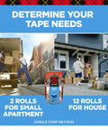 Heavy Duty Packing Tape 2 Inch Wide By 800 Inch Long Clear Two Roll Pack With Dispenser Sticks Like Glue Industrial Strength Adhesive seals boxes