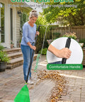Heavy Duty Outdoor Broom With Super Stiff Bristles Commercial Yard Sweep For Leaves And Debris Garage Cleanout Tool, 60in handle.