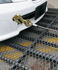 Ten Pack 1/4 Inch Clevis Grab Hook For 6mm Chain, G70 Forged Steel Safety Hook attached to car front for secure towing