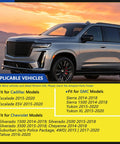 Straight Up Solid Abs Wheel Speed Sensor Package Front Left Right Heavy Duty Plug And Play Set Fits 2015 To 2020 Cadillac Escalade