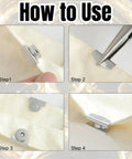 16 Pcs Magnetic Snaps For Purses And Totes Gold And Silver DIY Snap Buttons No Sewing Magnetic Clasp installation guide