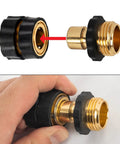 Three Quarter Inch Garden Hose Quick Connect Set Includes Six Male And Six Female Connectors With Extra Washers For Easy Attachment And Quick Release Hose Fittings For Fast Swapping Between Sprayers Nozzles And Accessories