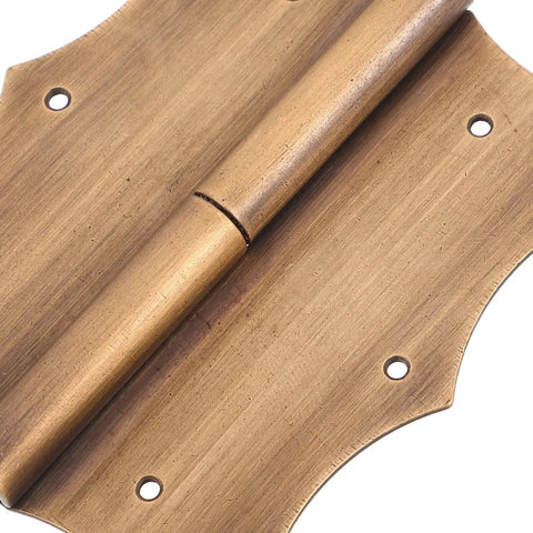 Copper Heavy Duty Window And Door Hinge With Vintage Decorative Edges Built To Last Rust Resistant And Ultra Durable