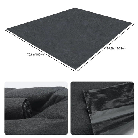 Heavy Duty 60 By 72 Inch Oil Spill Mat For The Garage Floor Under Your Car Waterproof Absorbent Reusable And Washable Floor Protector