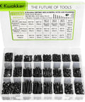 Massive 1710 Piece Metric Bolt Set With M2 M3 M4 Screws Nuts Washers Hex Socket Head Cap Screws 12.9 Alloy Steel Pro Grade