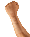 Arm wrapped with Rigid Medical Tape For Joint Stabilization And Injury Prevention Non Elastic Sports Tape Hand Tearable 1.5 Inch By 15 Yards