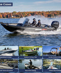 Boats on lake using Upgrade OEM Aluminum Boat Propeller For Mercury Outboards 40HP To 125HP, 15 Spline, various activities