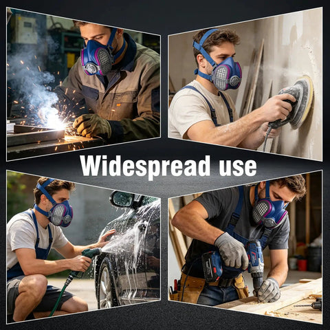 Bad Ass P100 Replacement Respirator Filters For Half Masks 4 Pack Quick Swap Compatible With Elipse P100 Series Spray Paint Welding Dust Guard Includes Soft Nose Cups For Tight Seal
