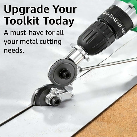 Drill Nibbler Attachment For Sheet Metal Cutting Turns Your Drill Into A Fast Burr Free Metal Cutter With Titanium Coating