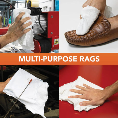 Bulk Cotton T Shirt Rags 5 Lb Box For Auto Shop Cleaning Low Lint Wiping Cloths used for cleaning in various scenarios