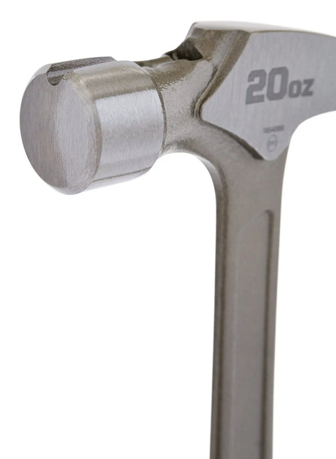 Forged Steel Claw Hammer 20 Oz Workhorse with smooth head and rounded handle, magnetic nail holder visible