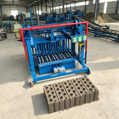 Industrial Brick Making Machine And Cement Block Production Equipment For Workshops Featuring Hella Solid Hydraulics And A No Sweat Build with a compact design and output blocks