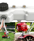 Fuel Tank Kit A350000300 Compatible With Mantis 2 Cycle Engines with Tank, Three Hose Grommet, Lawn Tools in Use