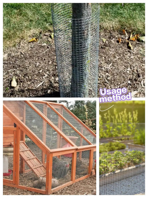 Usage of Beefy Heavy Duty Galvanized Hardware Cloth 48 Inch By 100 Foot One Half Inch Mesh Fence Roll in garden and animal protection