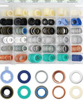 Oil Drain Plug Gasket Kit 36 Size Assortment With 330 Piece Total In Durable 36 Compartment Tackle Box