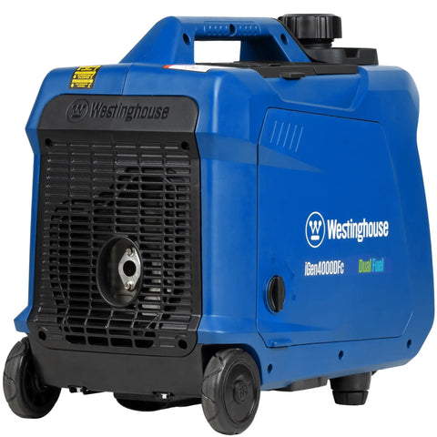 4000 Peak Watt Dual Fuel Portable Inverter Generator With Remote Start Gas Or Propane Powered 3300 Rated Watts Under 3 Percent THD