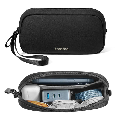 Electronics Organizer Travel Case Water Resistant Cable Organizer for Essentials Tech Pouch with compartments for accessories
