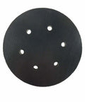 Front view of 6 Inch Hook And Loop Backing Pad For Polisher 7424 7424XP 18001 Heavy Duty Beefy Durable Spare Part with holes.