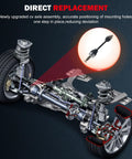 Front Left CV Axle Shaft Assembly For Honda Accord 2008 To 2015 Civic And Acura Tsx showing suspension and driveline joint design.
