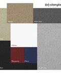 Color swatches of Top Shelf Large Acoustic Panels 2 Pack 48x24 Inches Sound Proof Foam Wall Tiles in various hues.
