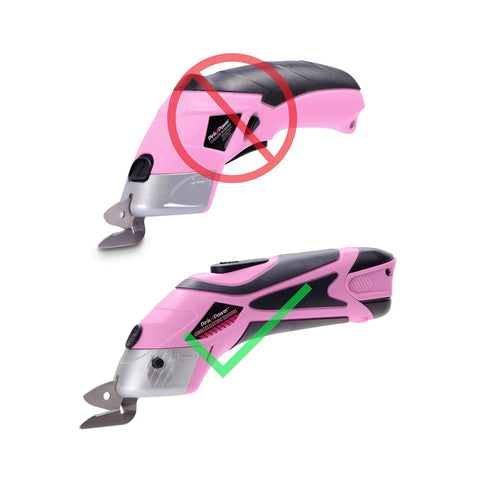 Badass PPD Replacement Blades For Electric Scissors Slice Cardboard Heavy Plastic And Aluminum Without Breaking A Sweat, two electric scissors.