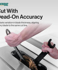 Hands adjusting a table saw blade for dead-on accuracy with Precision Table Saw Arbor Shims For Slick Blade Alignment With Dead Nuts Accuracy And Hassle Free Calibration Using Heavy Duty Stainless Steel Fence Offset Spacer Tool To Keep Your Workshop Top Notch.