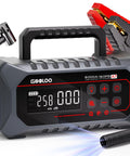 A7 Jump Starter With Air Compressor And All In One Power Pack For Cars And SUVs 6000A Peak 160 PSI Tire Inflator, digital display