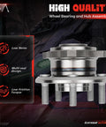 Rear Wheel Hub And Bearing Assembly For 5 Lug Cars Fits Chrysler 300 2005 2009 Dodge Charger 2006 2008 2009 Magnum 2005 2008 With 27 Spline Direct Fit Replacement 512301 close-up