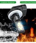 Super Bright Led Golf Cart Headlight Bulbs Fit Ezgo 1994 Plus Club Car Ds 1999 Plus Precedent 2004 Plus 12V waterproof design and heat dissipation features