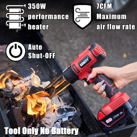 Cordless Heat Gun For Milwaukee M18 Battery Two Temperature Settings Up To 1022 F 550 C A Top Notch Pro Grade Tool