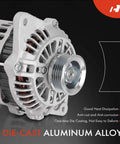 Alternator Compatible With Subaru Forester 1999 To 2002 And Impreza 1999 To 2001 12V 75A Clockwise Rotation Five Groove Pulley