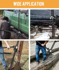 3 Ton Farm Jack 60 Inch Heavy Duty Ratcheting Off Road Utility Jack With 6600 Lb Capacity used on vehicles and beams