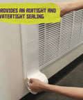 Waterproof Patch And Seal Tape White 4 Inch By 10 Ft No Mess Quick Leak Fix For Pipes Chimneys Roofs Boats And HVAC With Silicone Butyl Adhesive