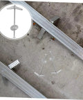 Heavy Duty Toggle Bolt Anchors With Wing Nuts Kit For Drywall shown against concrete surface