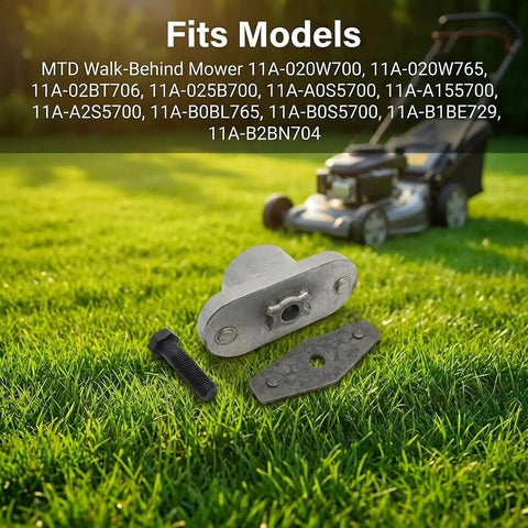 Lawn Mower Blade Adapter Kit Plug-and-Play For MTD Craftsman Troy-Bilt Bolens Yard Machines Yard Man Push Walk-Behind Mowers