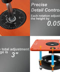 Built Like A Tank Router Lift Platform Heavy Duty Design Smooth Manual Crank height adjustment dial with 3 inch range