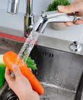 Universal Sink Sprayer Attachment for Kitchen Side Sprayer Head Pull Out Spray Head Replacement Easy Install Chrome Finish